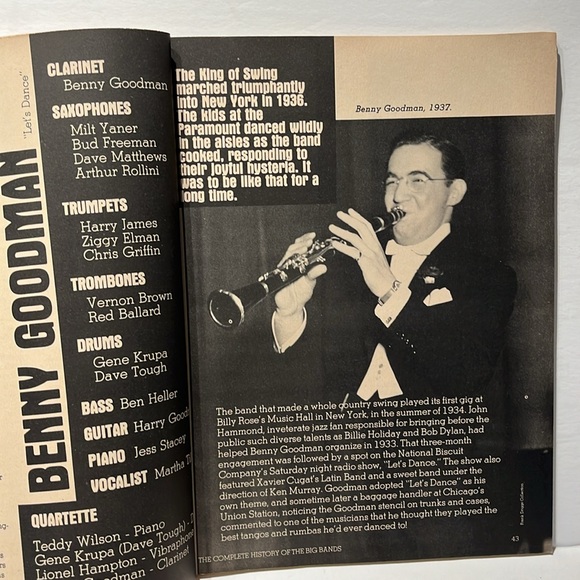 The Complete History of “The Big Bands” Collectors addition, vintage 1976 - Picture 6 of 14